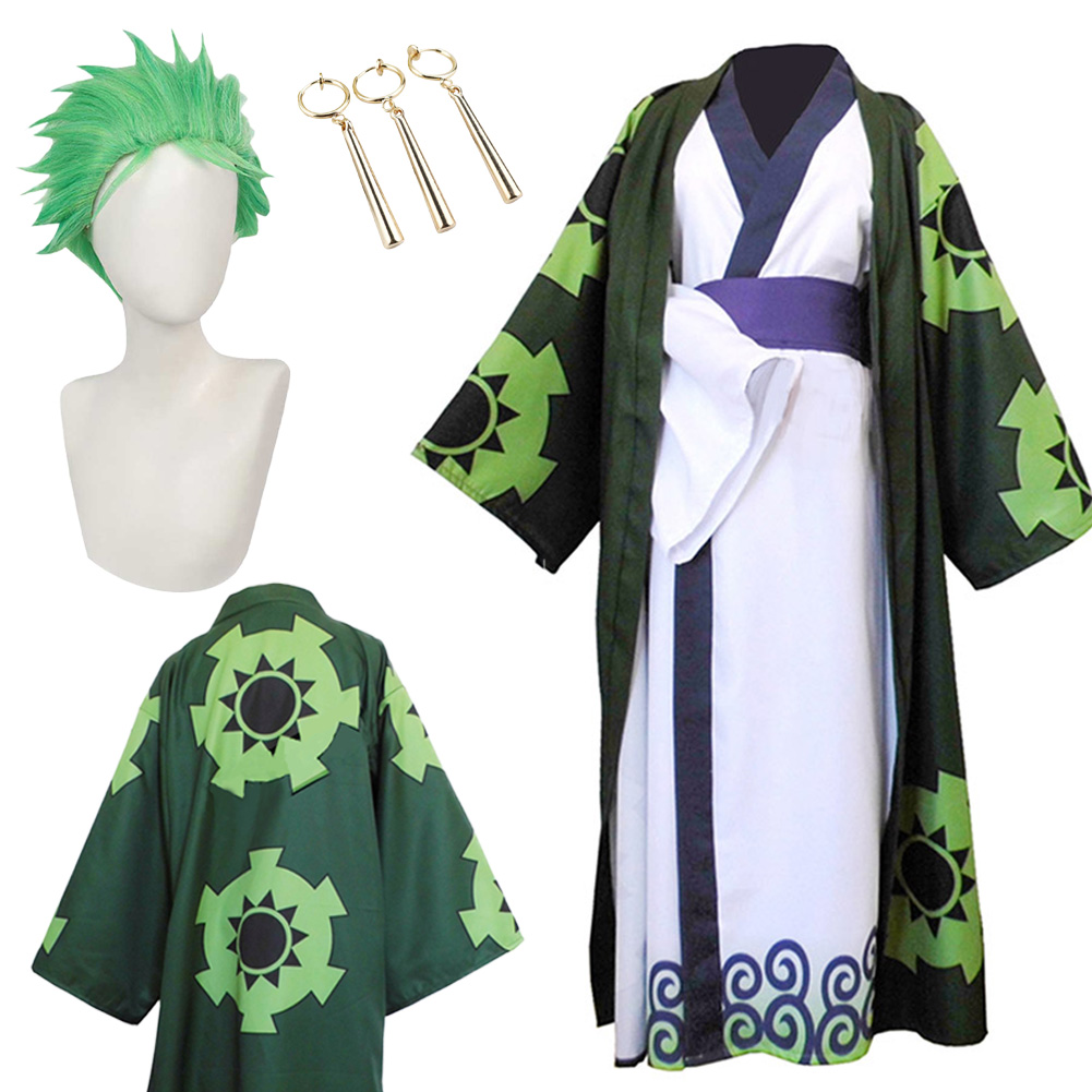 Men'S Kimono Accessories - Wano Ülke Roronoa Of Zoro Cosplay