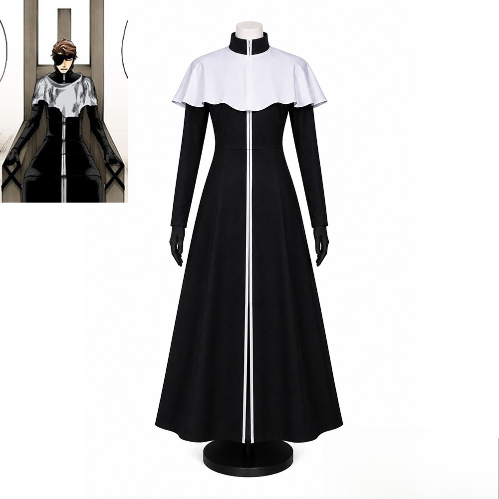 Men'S Kimono Accessories - Aizen Sousuke Cosplay Kostümü, Beyaz Haori,